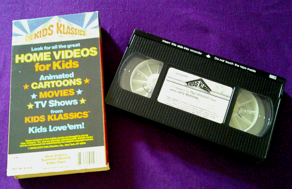 Paul Winchell Jerry Mahoney VHS Videotape (1985 Kids Klassics