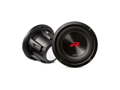 Alpine R2-W8D4 Subwoofer 20 cm (8-Zoll) R-Series 1000 Watt, 4 + 4 Ohm