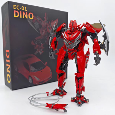 KO UniqueToys UT-R06 Dino Red Dasher Transformation Alloy Action Figure