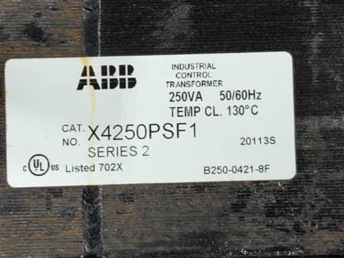ABB X4250PSF1 Series 2 Industrial Control Transformer - Picture 7 of 17