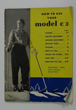 Vintage Argus Model C 3 Instruction Owner's Manual 725