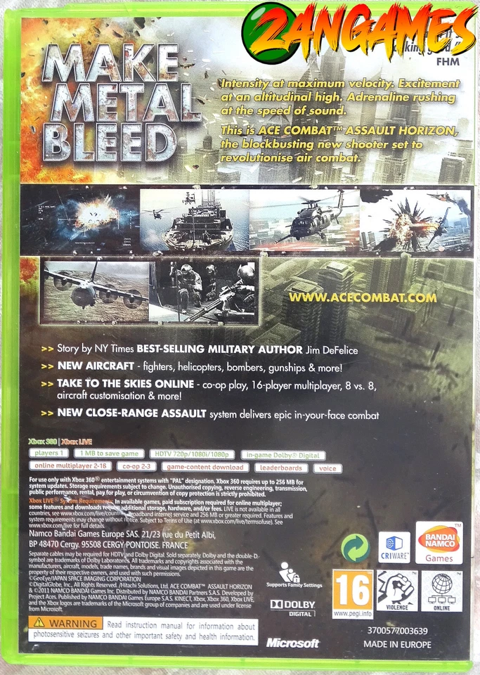 Ace Combat: Assault Horizon (Xbox 360) - Image 2 of 4