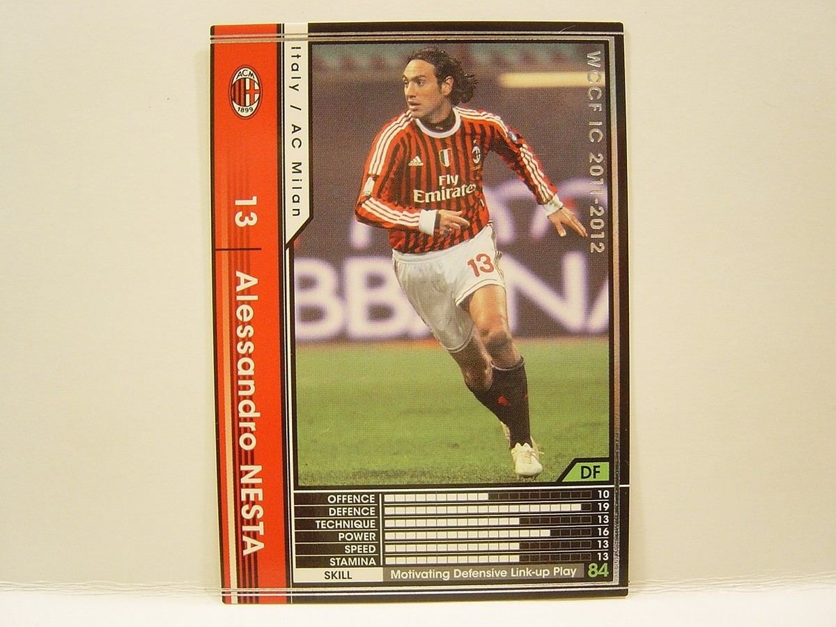 Alessandro NESTA カード 2007 PANINI CHAMPIONS LEAGUE No.54 [ ALESSANDRO NESTA ] AC