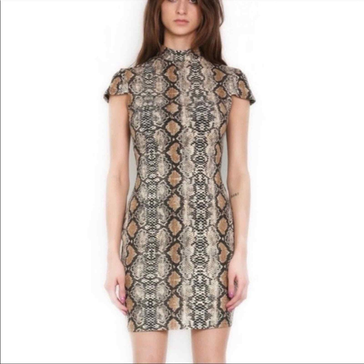 I.AM.GIA Snake Print Mini Dress | eBay