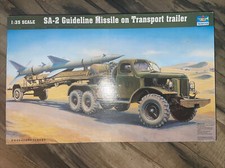 Trumpeter SA-2 Guideline Missile on Transport Trailer 1/35 Model Kit 00204 100%