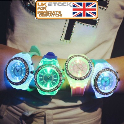 geneva light up watch