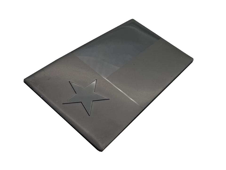 2x Black Texas State Flag Emblem Lone Star TX Fender Door Tailgate Badge - Image 3 of 4