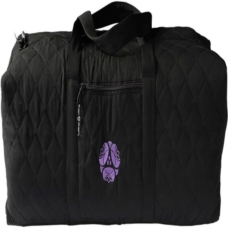 Hugger Mugger Quilted Yoga Mat Bag Black - fits Most One Size