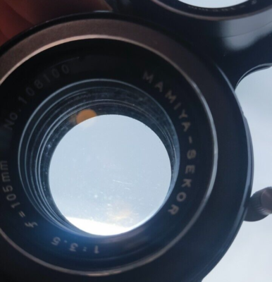 NEAR MINT-] Mamiya Mamiya-Sekor 105mm F3.5 Standard Lens for C220