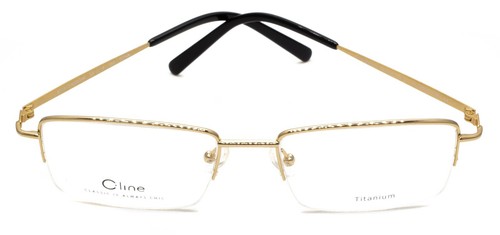 C-Line CLCM16 DD 55 mm Titanio Gafas MARCOS Gafas RX Ópticas Gafas - Nuevas - Imagen 8 de 12