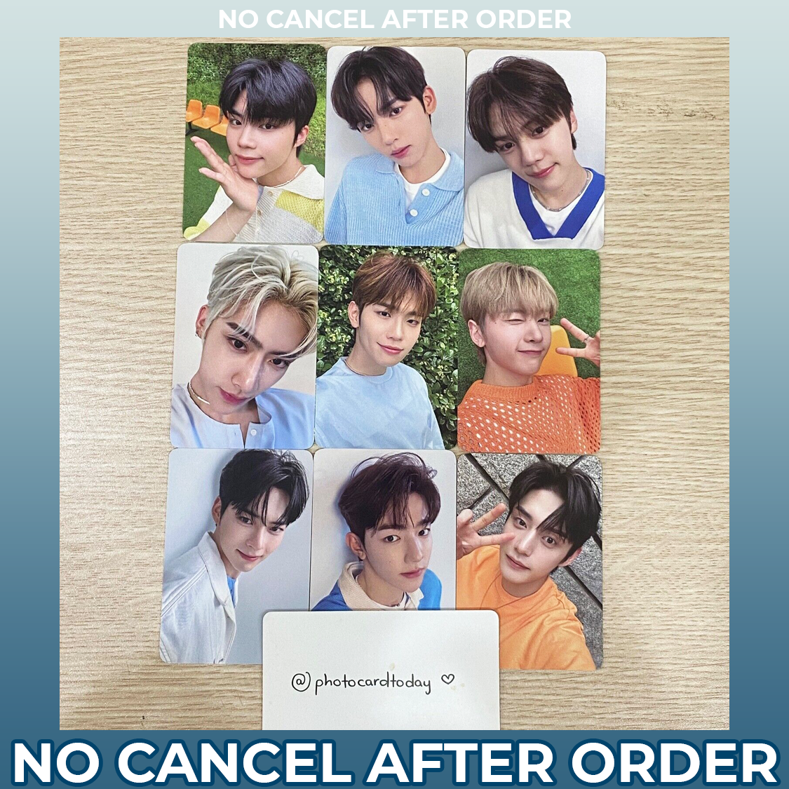 ZB1 ZEROBASEONE x BRING GREEN GREEN TEA 2 PHOTOCARD OFFICIAL