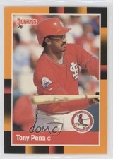 1988 Donruss Baseball's Best Box Set Tony Pena #156 te2