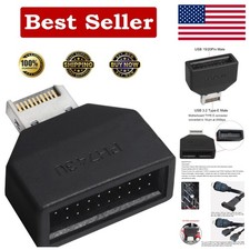 Motherboard USB3.2 Type E to 19Pin 20Pin Adaptor Type E to Front Panel Header...