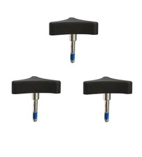 3PCS Universal 3 Point Knob Replacement for Rolling Walker Rollator Parts
