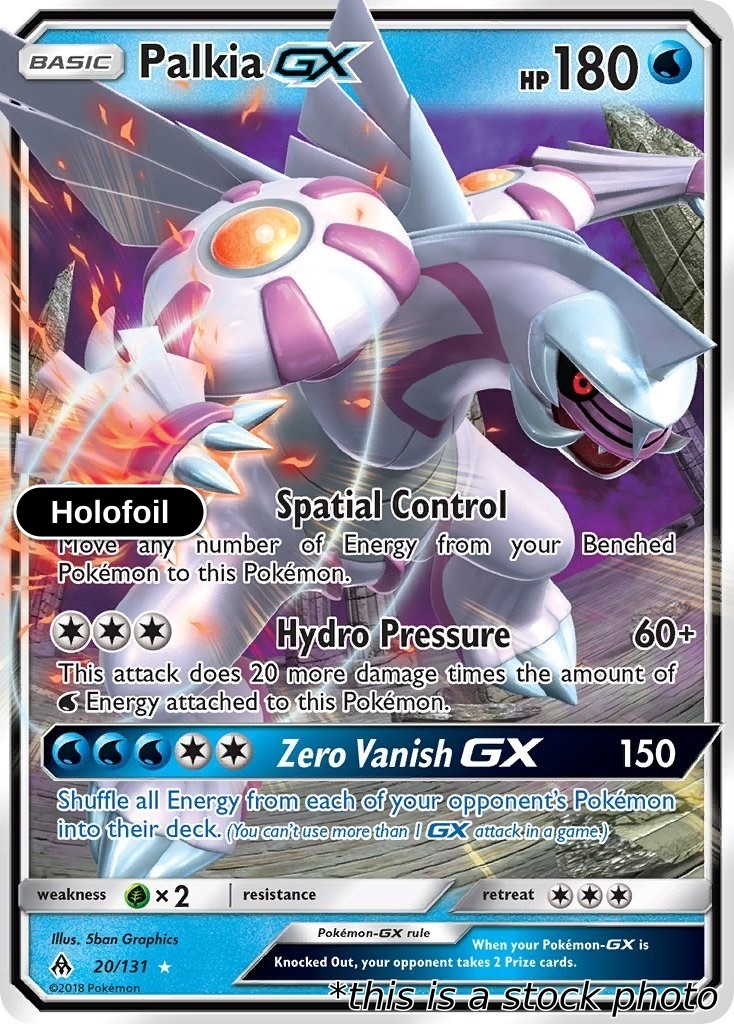 Palkia GX 20/131 SM - Forbidden Light Holofoil NM Pokemon