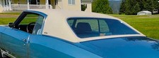 1970 1971 1972 Chevrolet Monte Carlo Padded Levant White Vinyl Top