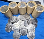 (Lot of 4) 👀Last Half Dollar Sealed Rolls - 80 Half Dollar Coins #575