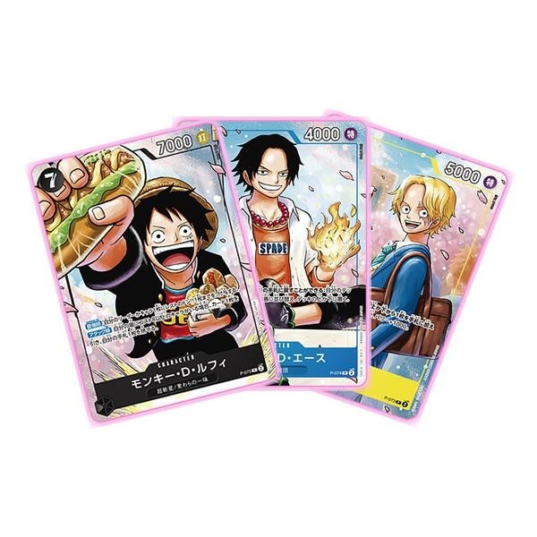Strongest Three Brothers Promo Pack P-073 P-074 P-075 ONE PIECE