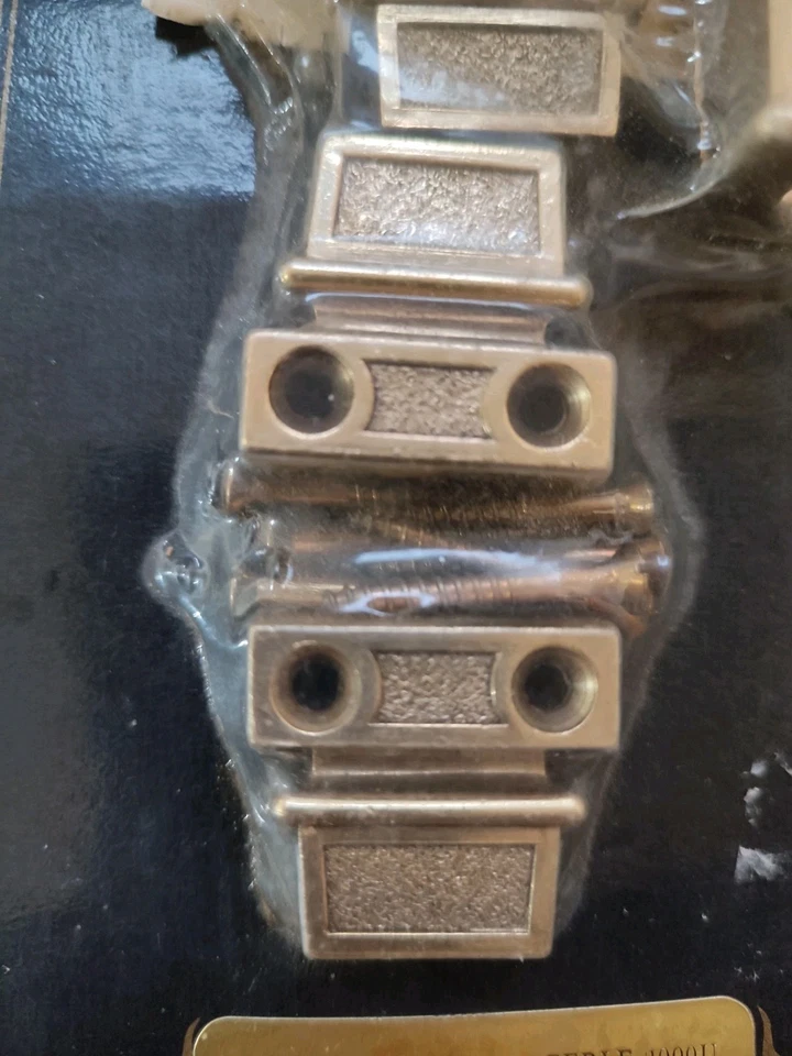 2 x cremone laiton dorée or fin perlé louis XVI - Photo 3/4