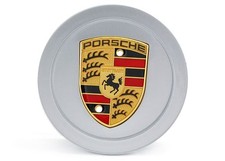 For Genuine Porsche 986 996 Carrera Hub Cap For Alloy Wheel Silver Colored Crest For Genuine Porsche 986 996 Carrera Hub Cap For Alloy Wheel Silver Colored Crest