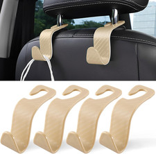 Car Purse Hook, Headrest Hook for Car, 4 Pack Universal Auto Car Seat Headrest H