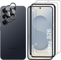 2X Schutzglas ( Display + Kamera ) FüR Samsung Galaxy S26 Hartglas Full 9H