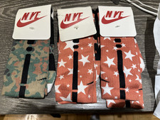 Nike Elite Basketball Crew Socks Men Size Large - Lot of 3