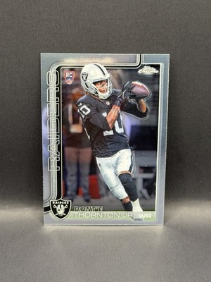 2025 Topps Chrome Dont e Thornton Jr. ROOKIE #385 Las Vegas Raiders RC Football