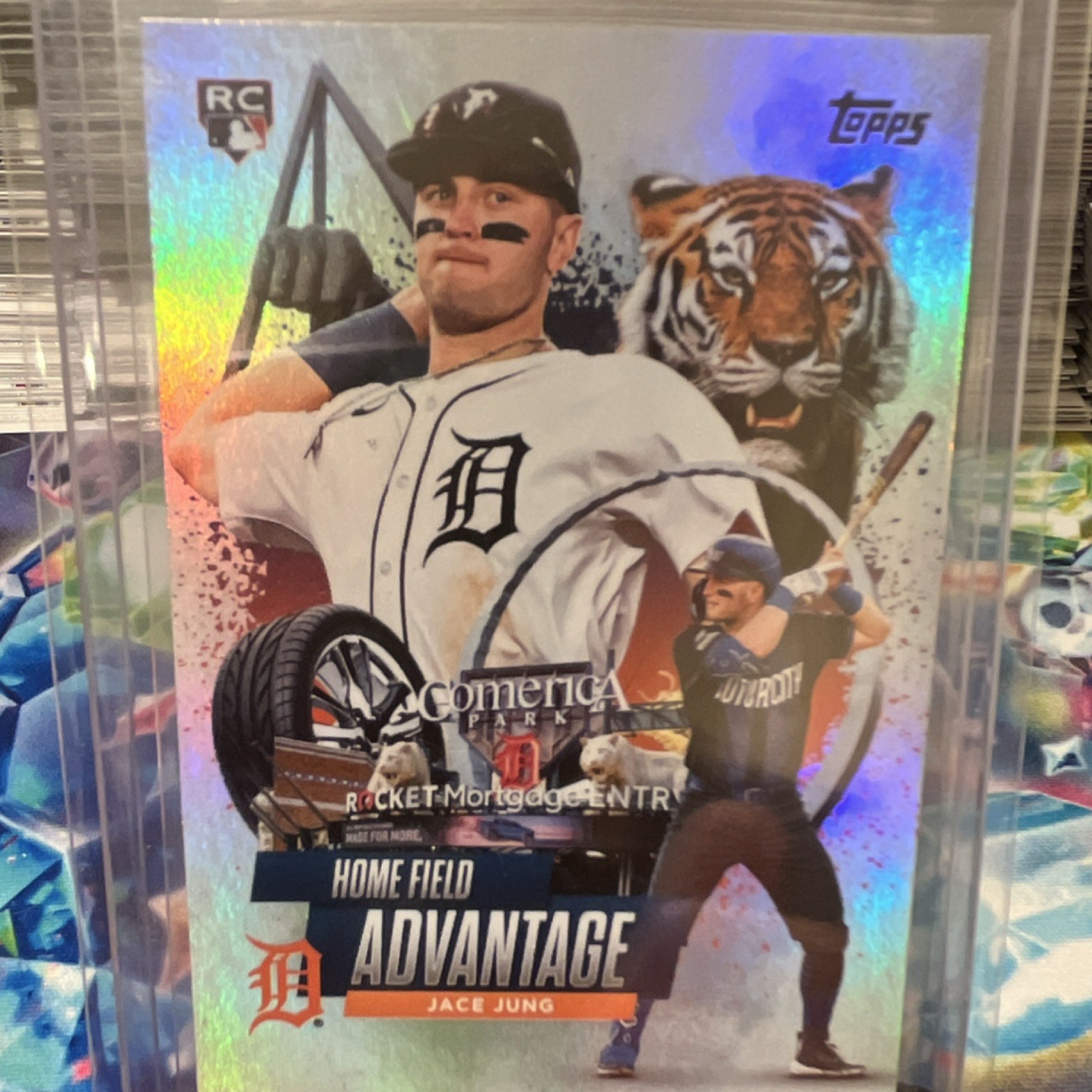 2025 Topps Series 1 Home Field Advantage Jace Jung Rookie Detroit Tigers HA-15