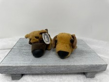 Lot of 2 Mini Artist THE DOG 4" Plush Stuffed Toys from McDonalds Happy Meal