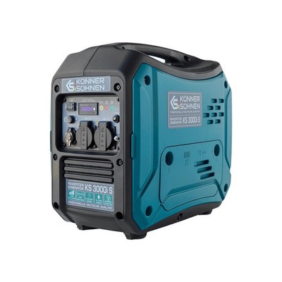 Könner & Söhnen KS 3000i S Inverter Generator 3,0 kW leise Benzin 230V Notstrom