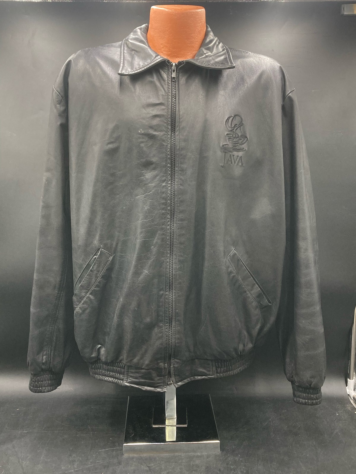 Vintage Java Sun Microystems Leather Jacket - image 1