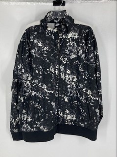 Nike Mens Multicolor Camouflage Long Sleeve Activewear Windbreaker Jacket Sz 2XL