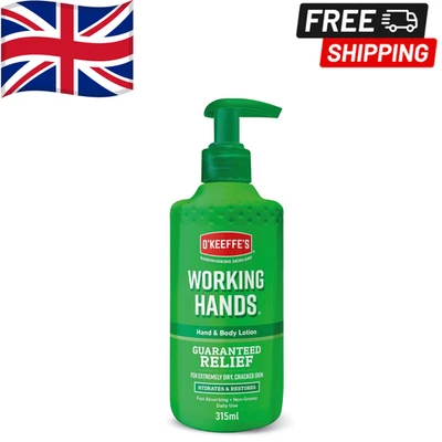 O’Keeffe’s Working Hands Lotion 315ml – Hydrating, Non-Greasy, Dry Skin Relief