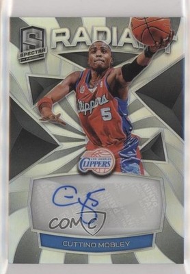 2018-19 Panini Spectra Radiant Signatures 60/75 Cuttino Mobley #RS-CMB Auto s3g
