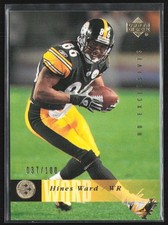 Hines Ward 2006 Upper Deck UD Exclusive Gold /100 #153 Pittsburgh Steelers
