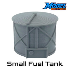 Small Fuel Tank - HO Scale 1:87 - Gray