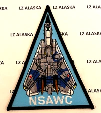 US NAVY F-14 TOMCAT NSAWC NAVAL STRIKE & AIR WARFARE CENTER PATCH (N12) TRIANGLE