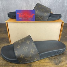 Louis Vuitton LV Waterfront Mule Monogram Brown Slide Size 9 UK / 10 US Designer