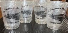 4 VNTG The Coachman Motor Inn Kittery Maine Courtesy Plastic Cups Unused NEW