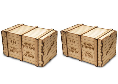 Bachmann ~ O Scale ~ New 2025 ~ Machinery Crates ~ 2 Pack ~ Kit ~ 39112