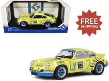SOLIDO PORSCHE 911 RSR #105 TOUR DE FRANCE AUTOMOBILE 1973 1/18 YELLOW S1801118