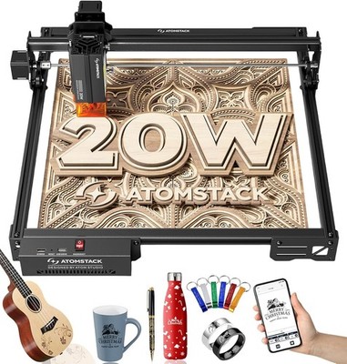 ATOMSTACK A20 PRO V2 Laser graviermaschine 20W Laser Cutter, Hochpräzisions-Lase