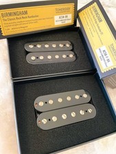 TONERIDER Birmingham (Alnico 5) Neck & Bridge (F Space) Humbucker Set Black UK