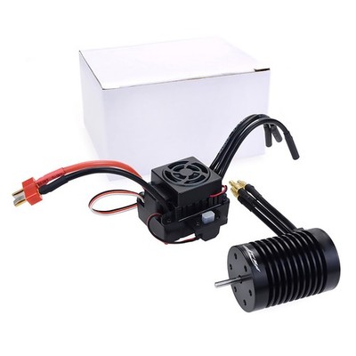 For 1/10 RC Car F540 4370KV Waterproof Brushless Motor With 60A ESC Combo Set