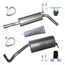 Komplett Auspuff ESD MSD für Skoda Fabia III N33 Schrägheck+ Montageware