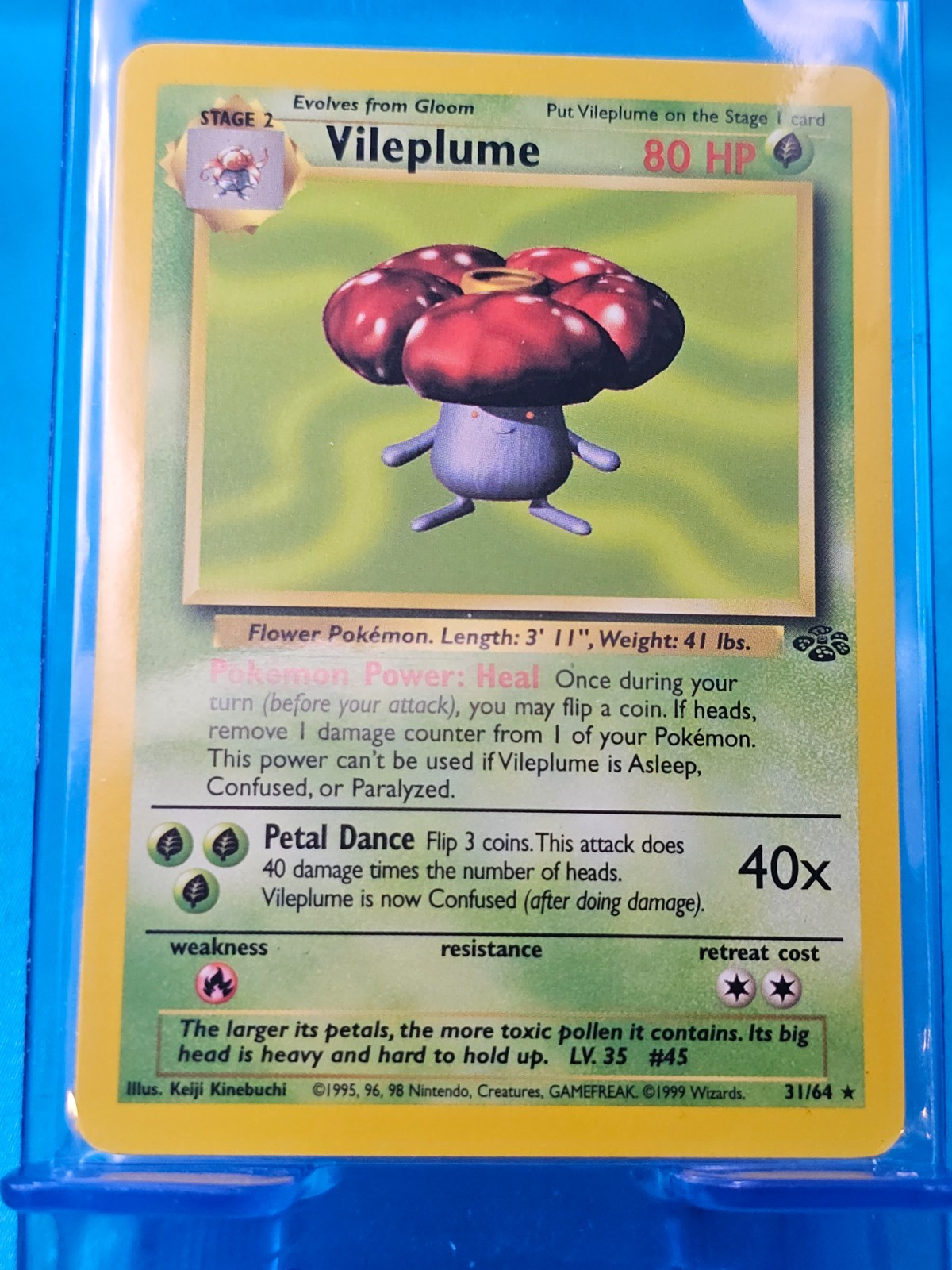 Vileplume 31/64 NM Jungle Unlimited Pokemon TCG Card English