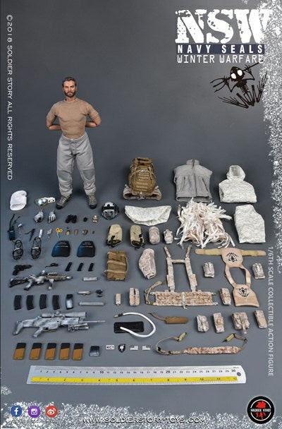 NSW WINTER WARFARE GUNNER フィギュア Soldier Story China Hobby Expo SS095 NSW Winter Warfare Gunner