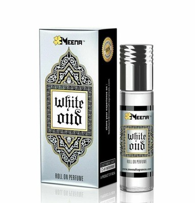 Meena White Oud 6ml Attar Ittar Perfume oil Fragrances Roll on Long Lasting