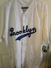 90's Vintage Jersey 1955 Brooklyn Dodgers Mirage GENUINE Merchandise Sz Large